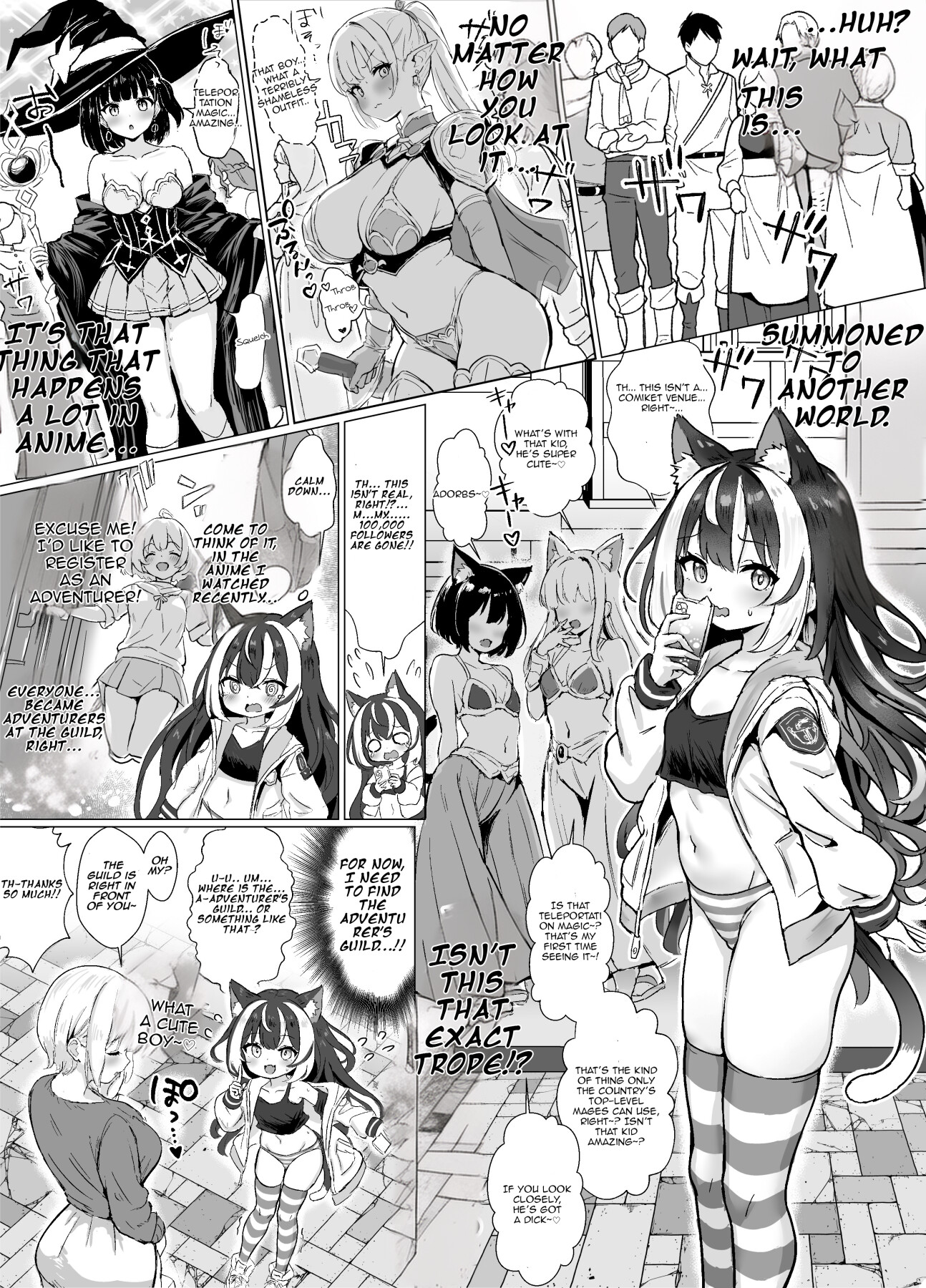 Hentai Manga Comic-I'm Getting Milked Dry in Another World-Read-4